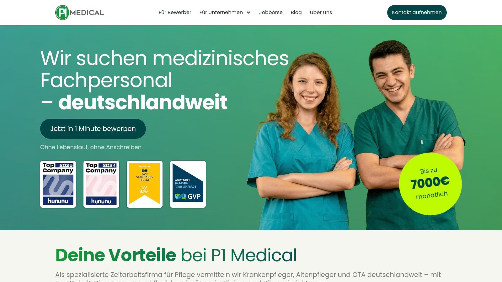 Screenshot from https://p1-medical.de