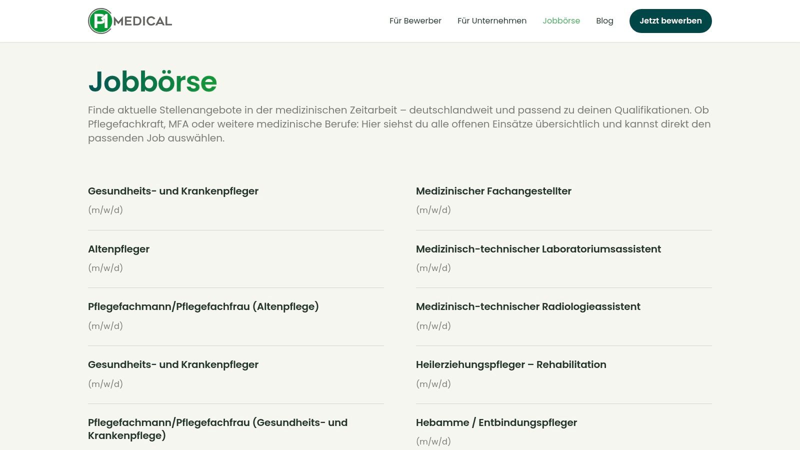 P1 Medical: Dein Partner für Top-Jobs in Pflege & Pädagogik